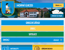 Tablet Screenshot of horniujezd.cz